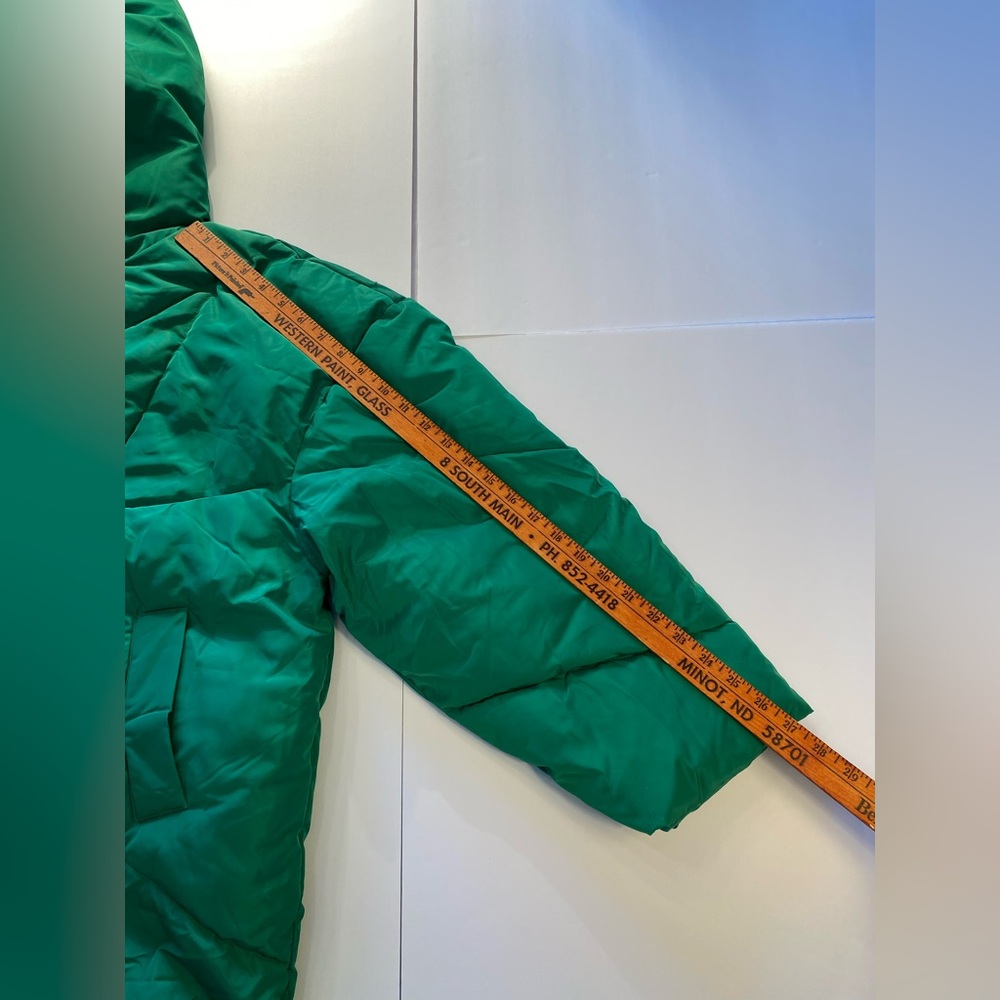 Free People Trapeze Haley Puffer Jacket Green Medium NWT - Picture 10 of 16